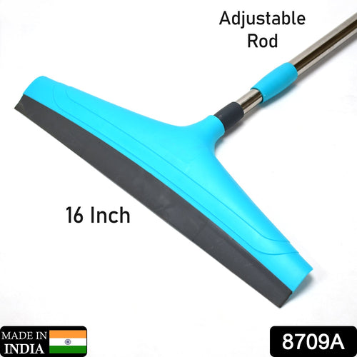 Floor wiper cleaning bathroom water