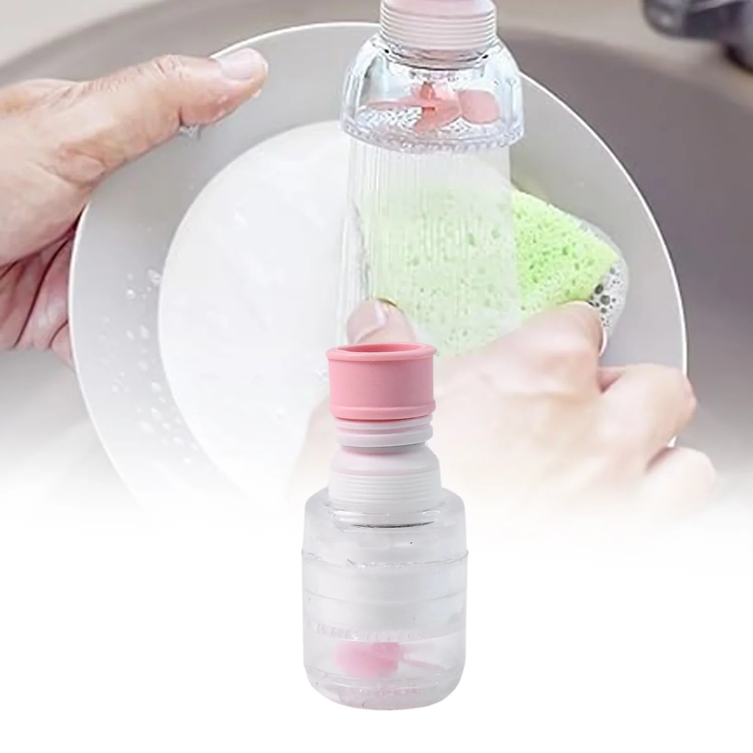 Faucet Extender 2-Pack — 360° Ghumne Wala Nal Extension