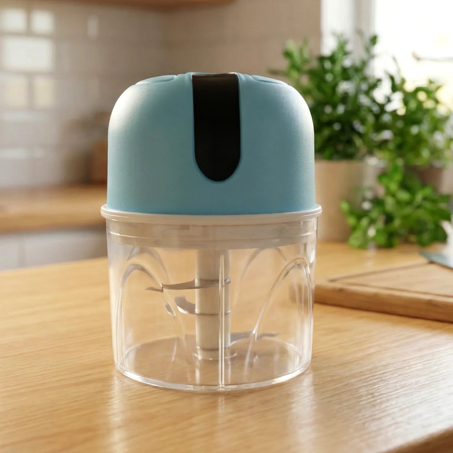 Electric Garlic Chopper USB — 1 Click Me Lehsun, Pyaz, Adrak Ki Chutney