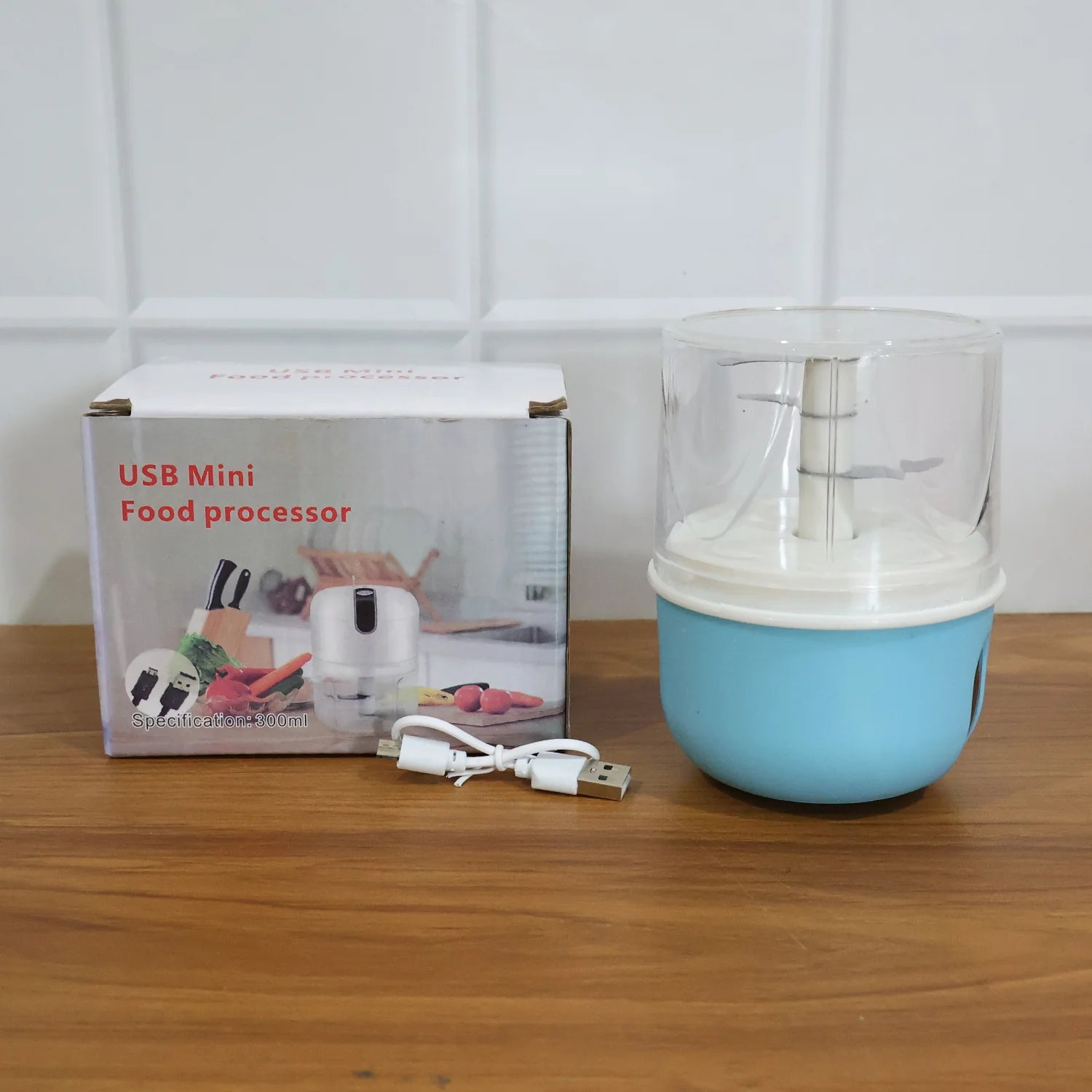 Electric Garlic Chopper USB — 1 Click Me Lehsun, Pyaz, Adrak Ki Chutney