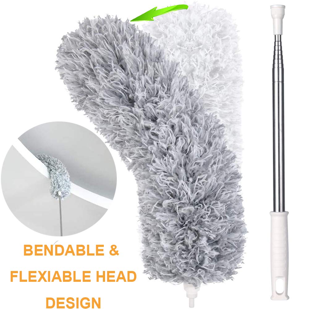 Bendable flexible duster head